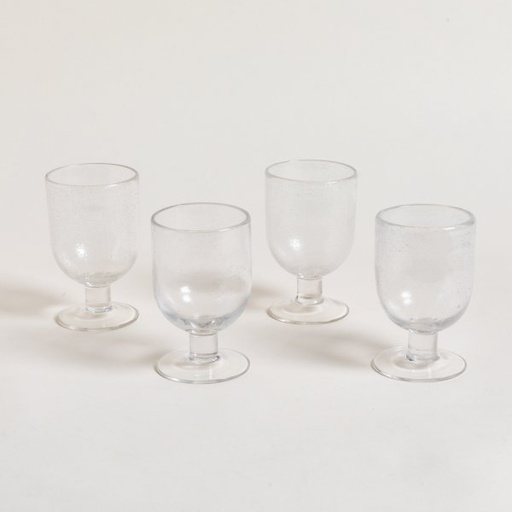 [4114505] SET X 4 COPAS DE VIDRIO FIRA 350 ML