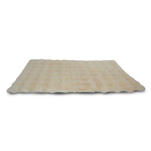[380076] ALFOMBRA 120 X 180 CM LISA CON GLOBOS NATURAL