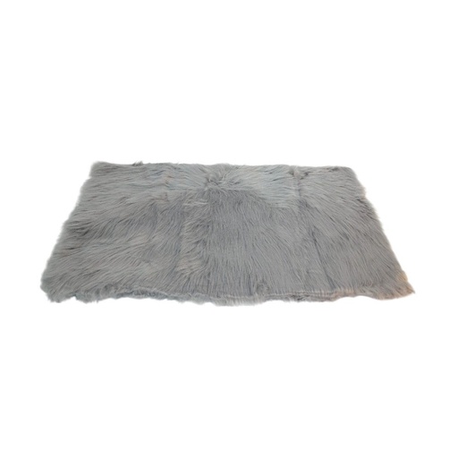 [380082] ALFOMBRA PELO LARGO 100 X 150 CM GRIS CLARO