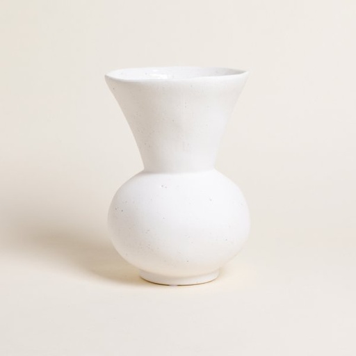 [4114875] TINAJA JHARI WHITE 24X16 CM