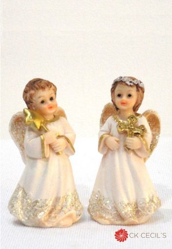 [2770064] ANGEL PARADO SURTIDO X 2 X 8CM CREAM GOLD