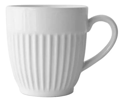 [192362] MUG CANELA 350CC BLANCO CERAMICA