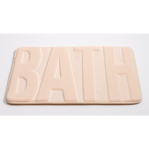 [380423] ALFOMBRA DE BAÑO DE MICROFIBRA NATURAL 40 X 60 CM BATH