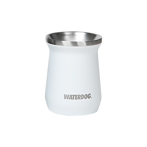 [401118] MATE ZOILO 240 CC WATERDOG BLANCO ACERO INOX