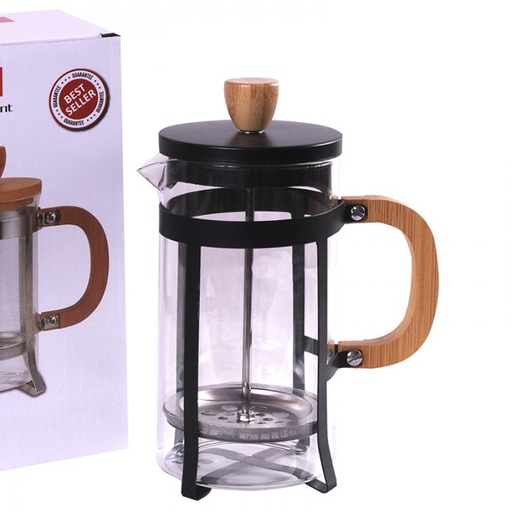 [414831] CAFETERA CON EMBOLO 600 ML