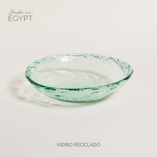 [411730] CENTRO DE MESA DE VIDRIO RECICLADO MENFIS 34,5 CM - 4000 ML