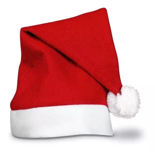 [42060] GORRO PAPA NOEL PAÑO ADULTO