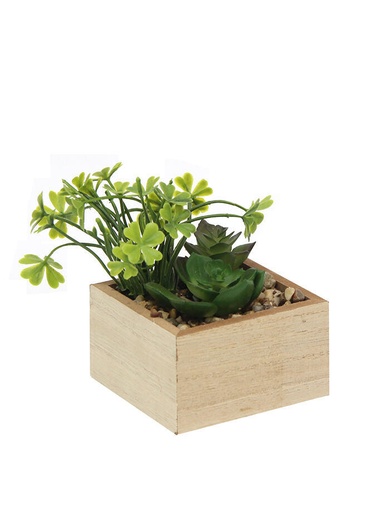 [141223] MACETAS DE PLANTAS ARTIFICIALES DECORATIVAS 9X9X11 CM. MCC7042