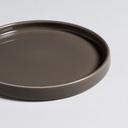 PLATO DE PAN LAGOA TAUPE 15,5 CM X 6 VASSA