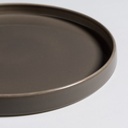 PLATO DE POSTRE LAGOA TAUPE 21 CM X 6 VASSA