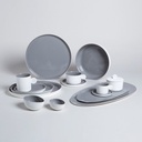 PLATO PLAYO CAPRI GREY 27 CM X 6 VASSA