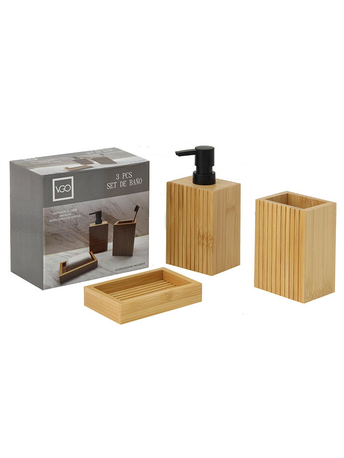 SET DE BAÑO 3 PIEZAS 34 X 30 X 28 BA1040