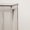 FRASCO CUADRADO CRYSTALINO FUME 1500 ML