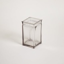 FRASCO CUADRADO CRYSTALINO FUME 1000 ML