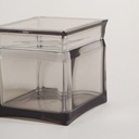 FRASCO CUADRADO CRYSTALINO FUME 400 ML