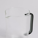 JARRA DE BOROSILICATO CON MANGO NEGRO 1160 ML