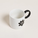 MUG DE PORCELANA FLORAL 350 ML