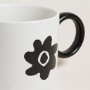 MUG DE PORCELANA FLORAL 350 ML