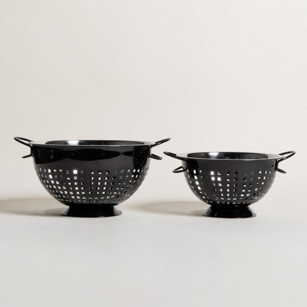 SET X 2 COLADORES BLACK 35,5X16 / 30,5X13 CM