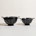 SET X2 COLADORES BLACK 34,5X16 / 29,5X13,5 CM