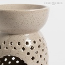HORNO DIFUSOR B CÉRAMICA GRIS 12X9CM