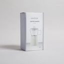 CAFETERA TIPO ITALIANA DE BOROSILICATO 240 ML VASSA HOME