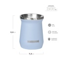 MATE ZOILO 240 CC LAVANDA ACERO INOX WATERDOG