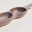 COPETINERO DE MADERA DE ACACIA OIA 11X39 CM