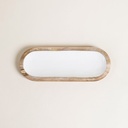 BANDEJA DE MADERA ESMALTADA SAHA 35X13 CM