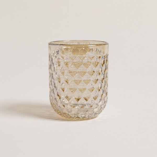 SET X 6 VASOS BAJOS ROMB CHAMPAGNE 200 ML