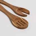 SET DE CUBIERTOS PARA ENSALADA DE MADERA DE ACACIA VASSA HOME