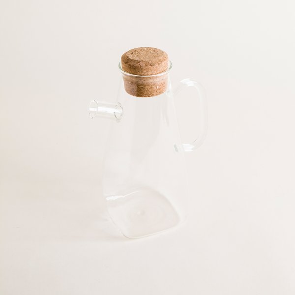 BOTELLA DE BOROSILICATO CON TAPA DE CORCHO 1100 ML