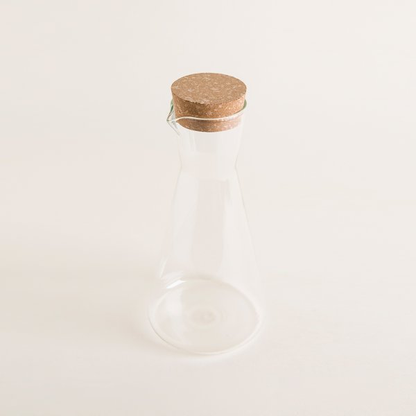 BOTELLA DE BOROSILICATO CON TAPA DE CORCHO 1500 ML