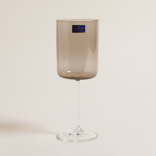 SET X 6 COPAS DE CRISTAL DE BOHEMIA ANITA BROWN 300 ML