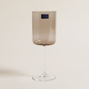 SET X 6 COPAS DE CRISTAL DE BOHEMIA ANITA BROWN 300 ML