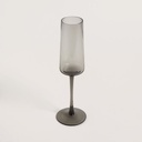 SET X 6 COPAS DE CHAMPAGNE FACETADAS GREY 250 ML