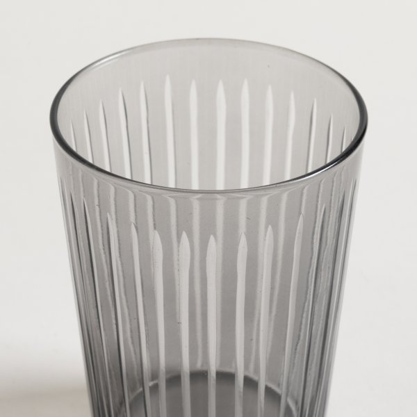 SET X 6 VASOS ALTOS GALIPOLI GRIS 510 ML