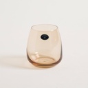SET X 6 VASOS DE CRISTAL DE BOHEMIA ANSER BROWN 400 ML