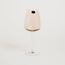 SET X 6 COPAS DE CRISTAL DE BOHEMIA ANSER BROWN 440 ML
