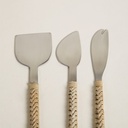 SET X 3 CUCHILLOS PARA QUESOS 15 CM
