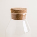 BOTELLA DE BOROSILICATO CON TAPA DE CORCHO 900 ML