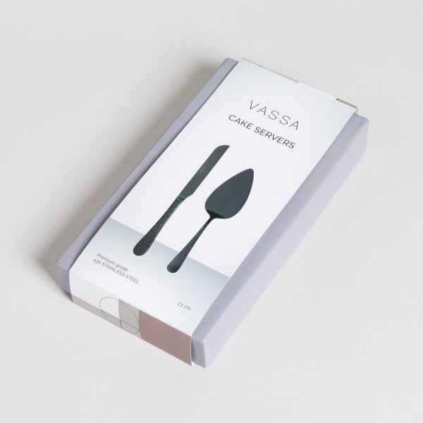 SET DE CUBIERTOS PARA TORTA 23 CM VASSA HOME