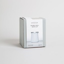 MATE DE ACERO INOXIDABLE BLANCO 250 ML VASSA HOME