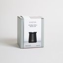 MATE DE ACERO INOXIDABLE NEGRO 250 ML VASSA HOME