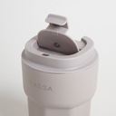 VASO TERMICO DE ACERO INOXIDABLE GRIS 350ML VASSA HOME
