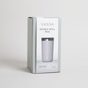 VASO TERMICO DE ACERO INOXIDABLE GRIS 470ML VASSA HOME