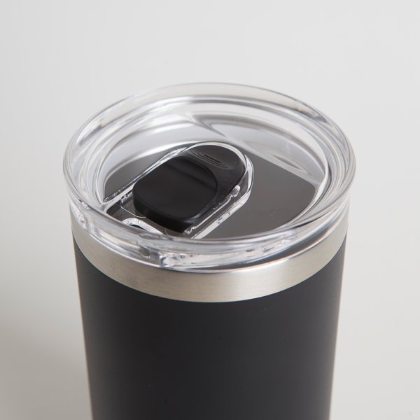 VASO TERMICO DE ACERO INOXIDABLE NEGRO 470ML VASSA HOME