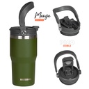 VASO DOBLE PARED 600 ZUMO 600CC VERDE WATERDOOG