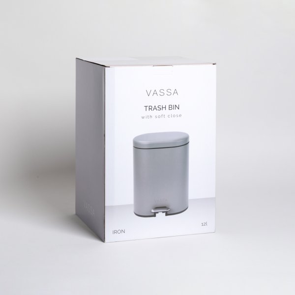 CESTO DE BASURA OVALADO 12 L VASSA HOME