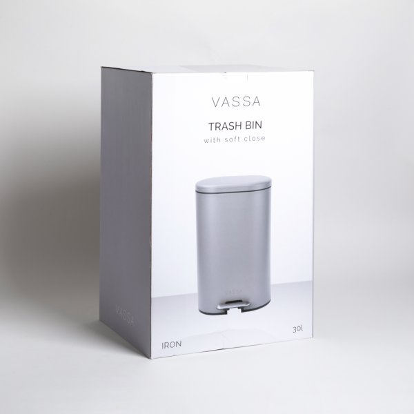 CESTO DE BASURA OVALADO 30 L VASSA HOME